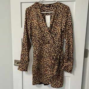 Zara animal print dress